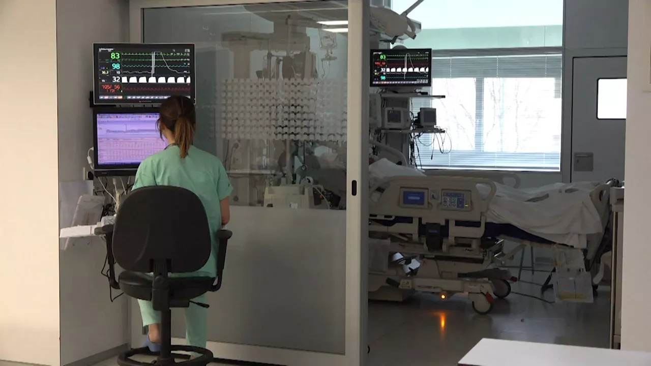Hospital de Navarra. Foto obtenida de un vídeo de ETB