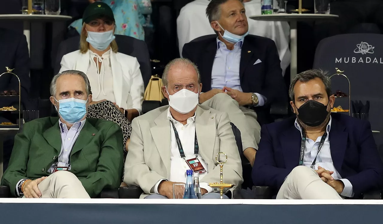 El rey emérito Juan Carlos I en Abu Dabi (Emiratos Árabes Unidos). Foto: EFE