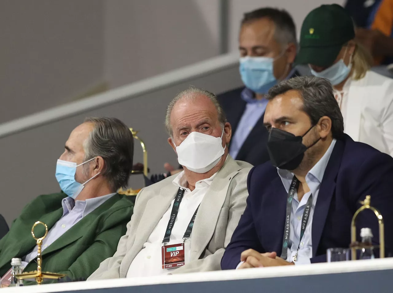 El rey emérito Juan Carlos I en Abu Dabi (Emiratos Árabes Unidos). Foto de archivo: EFE
