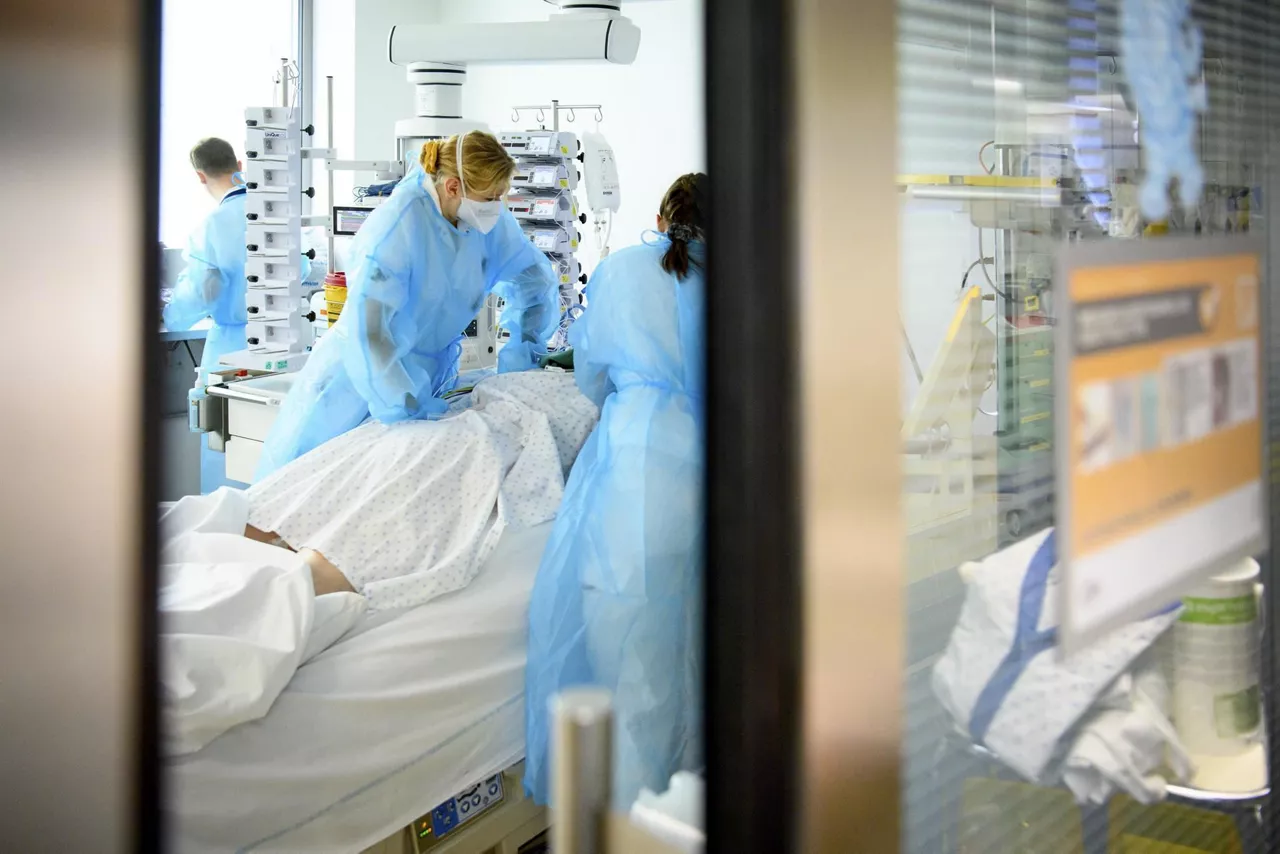 Cuidados intensivos de un hospital