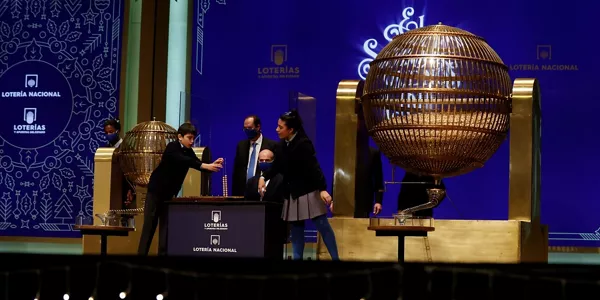 2021eko Gabonetako Loteriaren zozketa (EFE)