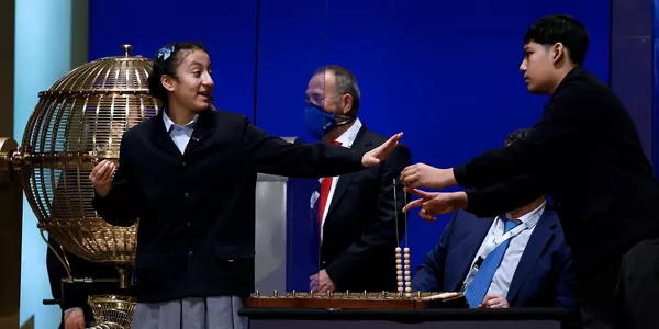 2021eko Gabonetako Loteriaren zozketa (EFE)