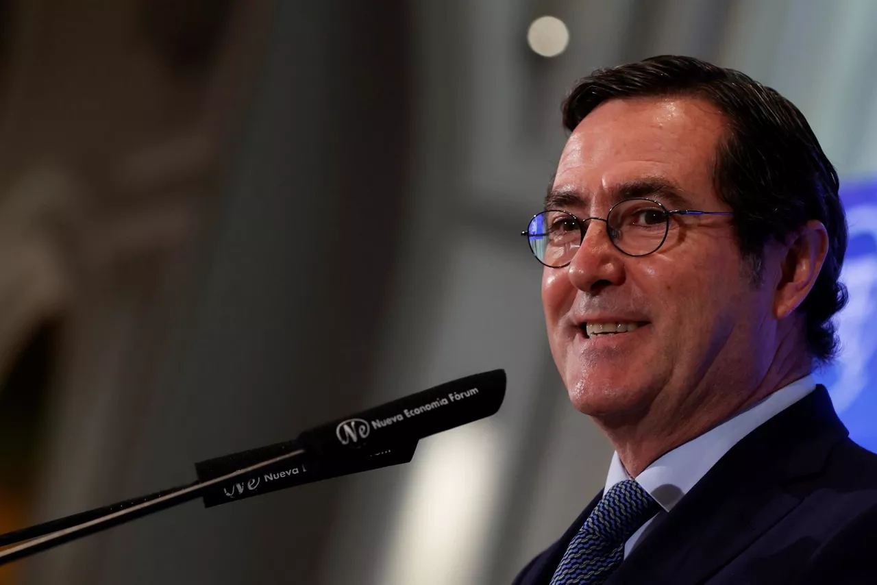 El presidente de la CEOE, Antonio Garamendi, en una imagen de archivo.