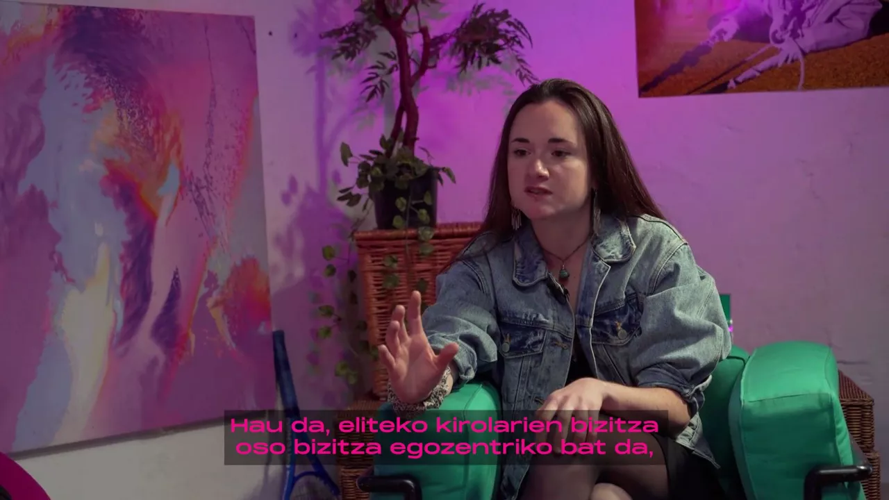Irati Zubizarreta. EITB Mediaren bideo batetik ateratako irudia