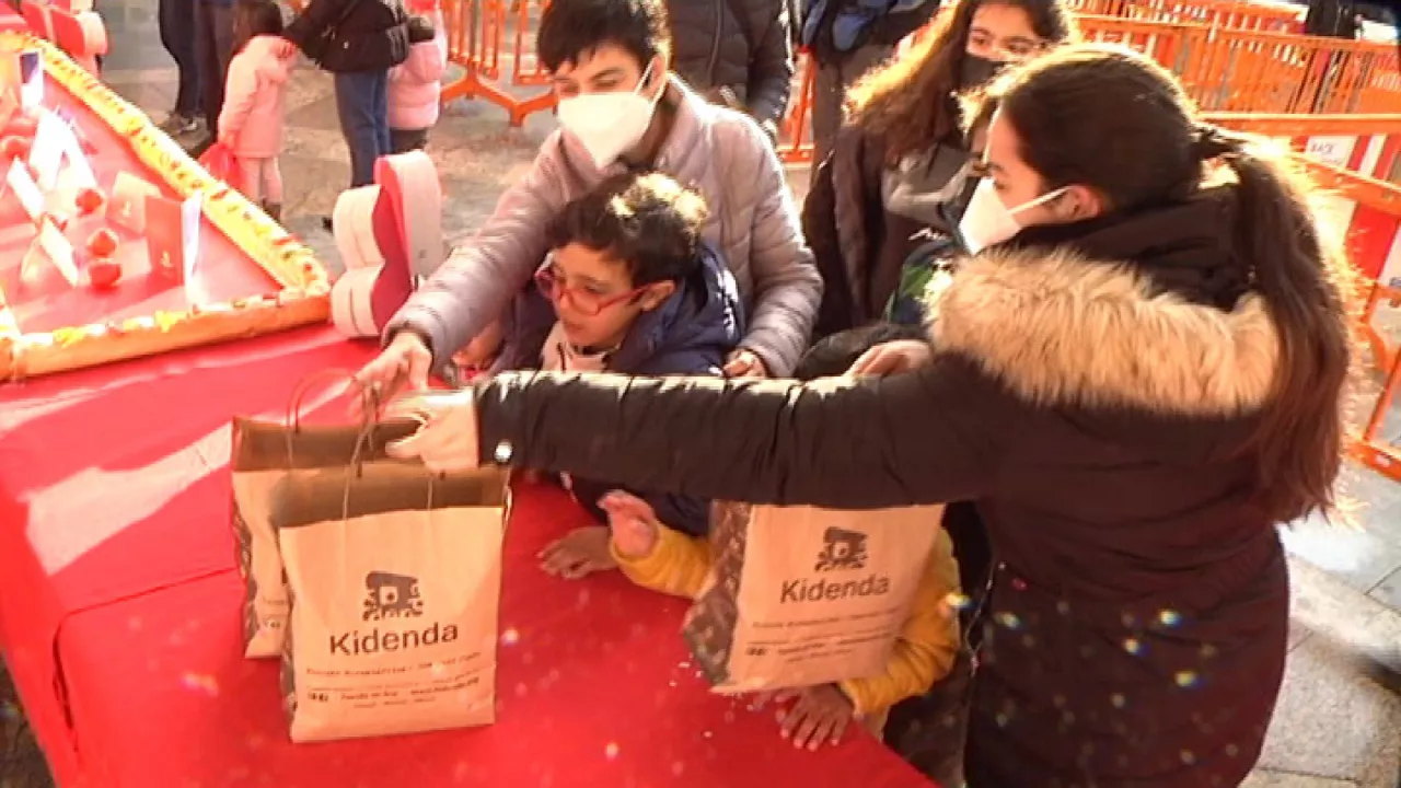 Bilboko opil solidarioa. EITB Mediaren bideo batetik ateratako irudia.