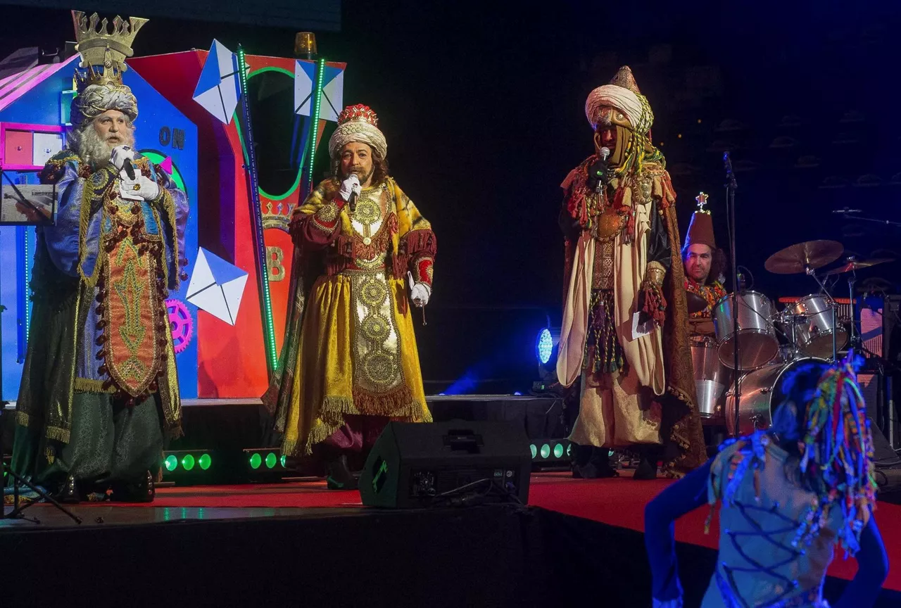 Los Reyes Magos en Bilbao. Foto: EFE