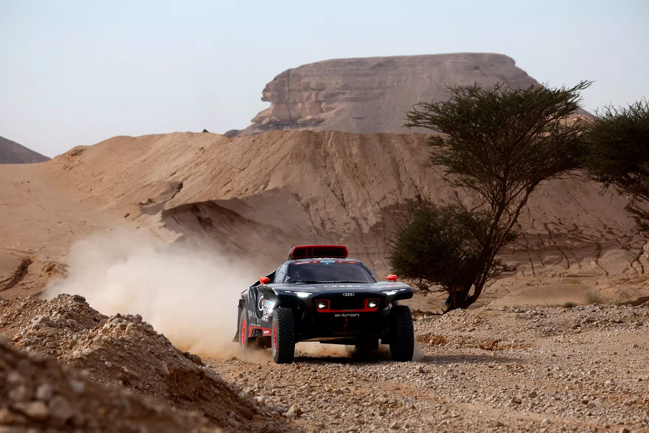 2022ko Dakar lasterketako parte-hartzaileetako bat.