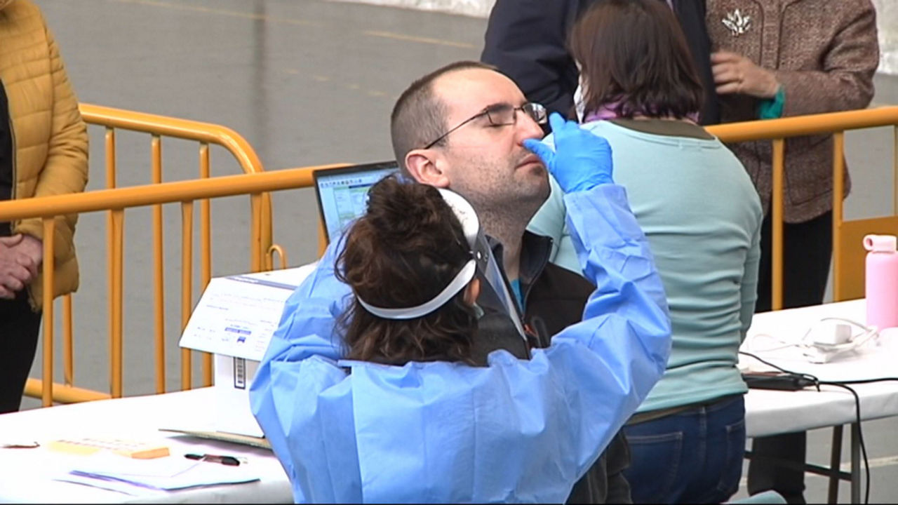 PCR en Navarra. Imagen: EITB Media