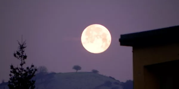 Luna llena. Imagen: Iñaki Arteta