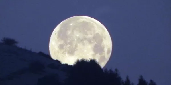 Luna llena. Imagen: Iñaki Arteta