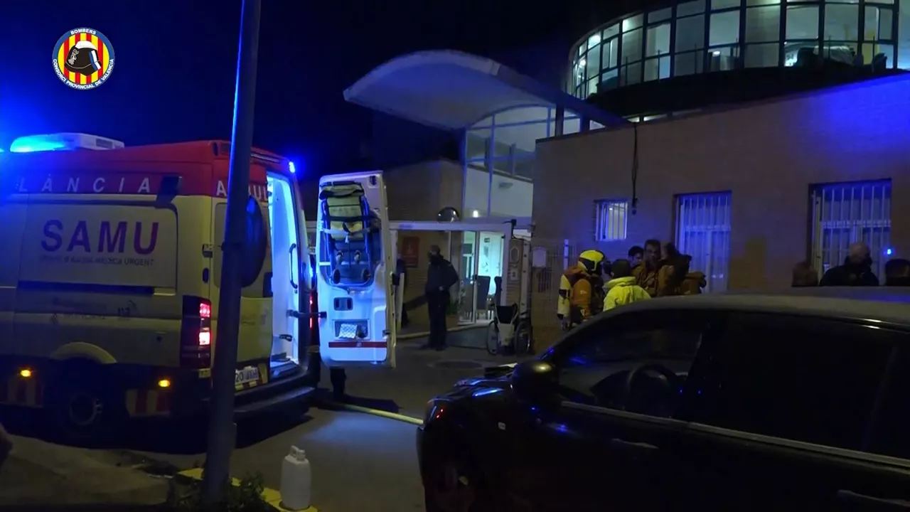 Sutea izan den egoitza. EFEren bideo batetik aterakako irudia.