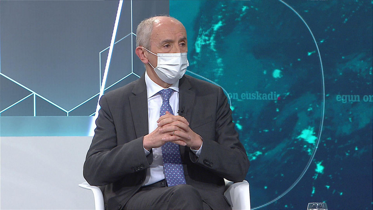 Josu Erkoreka. EITB Mediaren bideo batetik ateratako irudia.