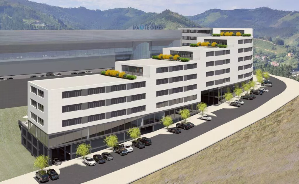 Simulación del futuro edificio Erisono.