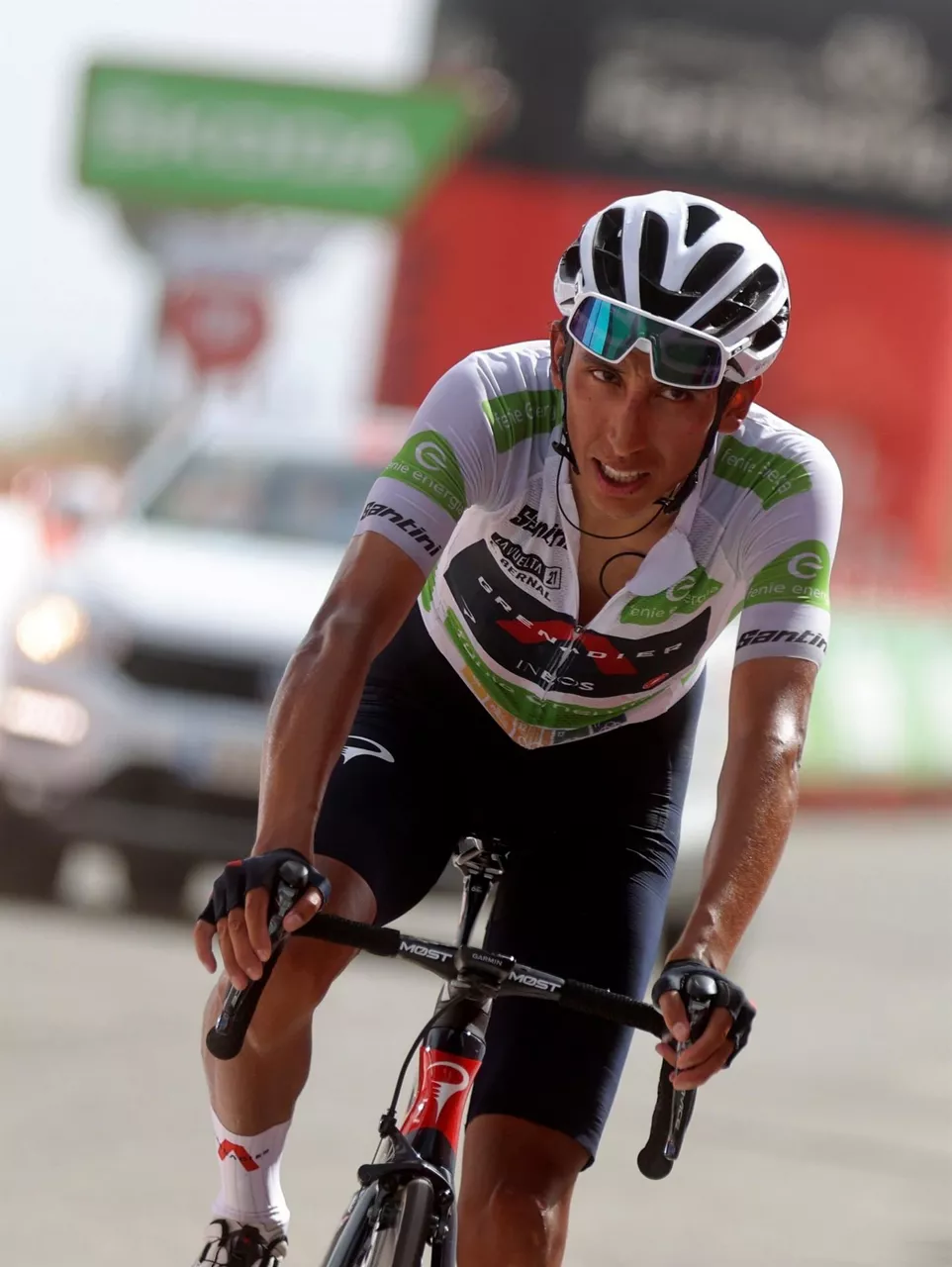 Egan Bernal artxiboko irudian. Argazkia: EFE.