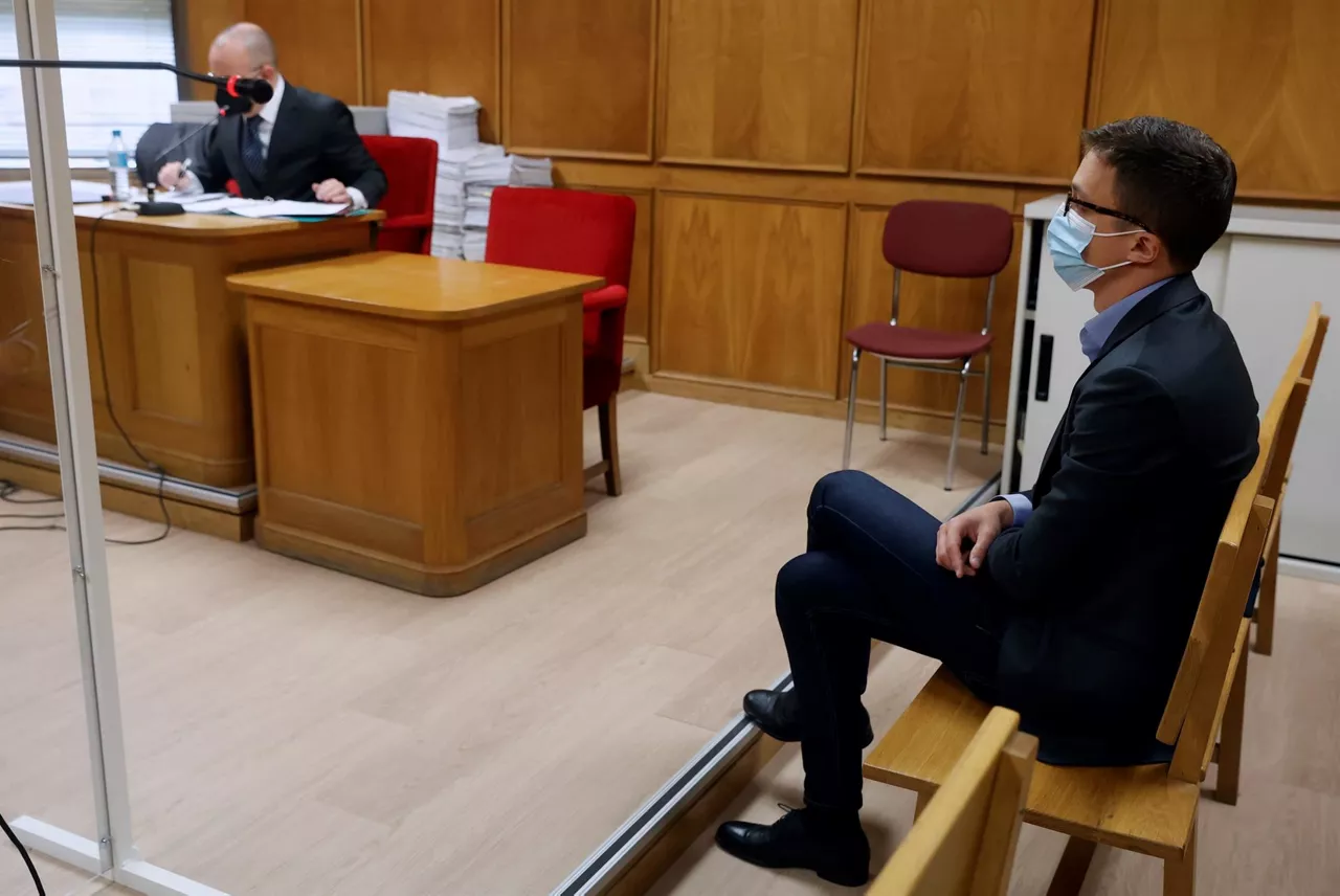 Íñigo Errejón en el juzgado. Foto: EFE.