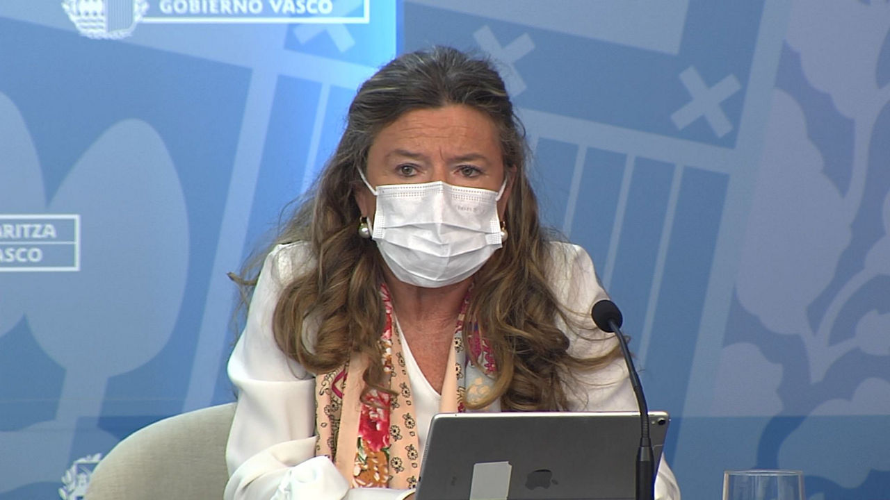 Gotzone Sagardui. Imagen obtenida de un vídeo de EITB Media.