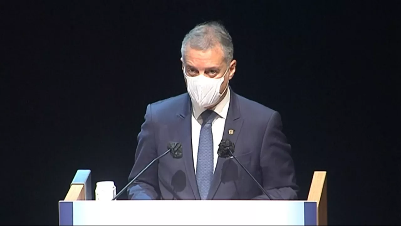 Iñigo Urkullu. Imagen obtenida de un vídeo de EITB Media.