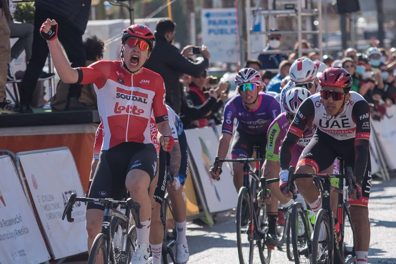 Arnaud De Lie, artxiboko irudian; belgikarra asteartean ere gailendu da. Argazkia: EFE.