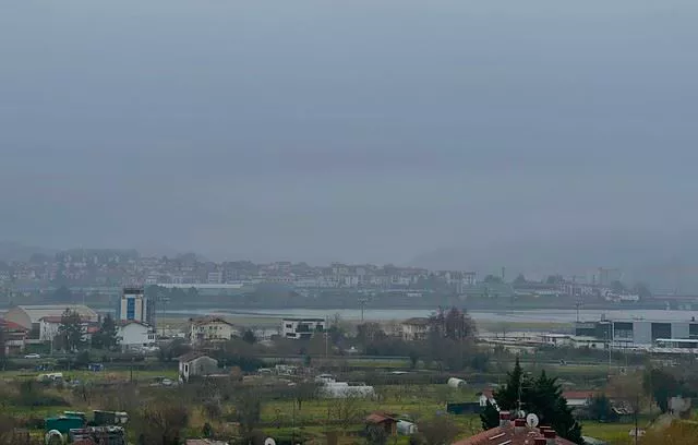 Niebla en la zona del aeropuerto de Hondarribia. Foto: José María Vega