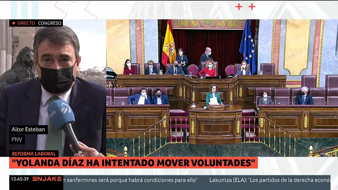 Aitor Esteban, en directo, desde el Congreso de los Diputados
