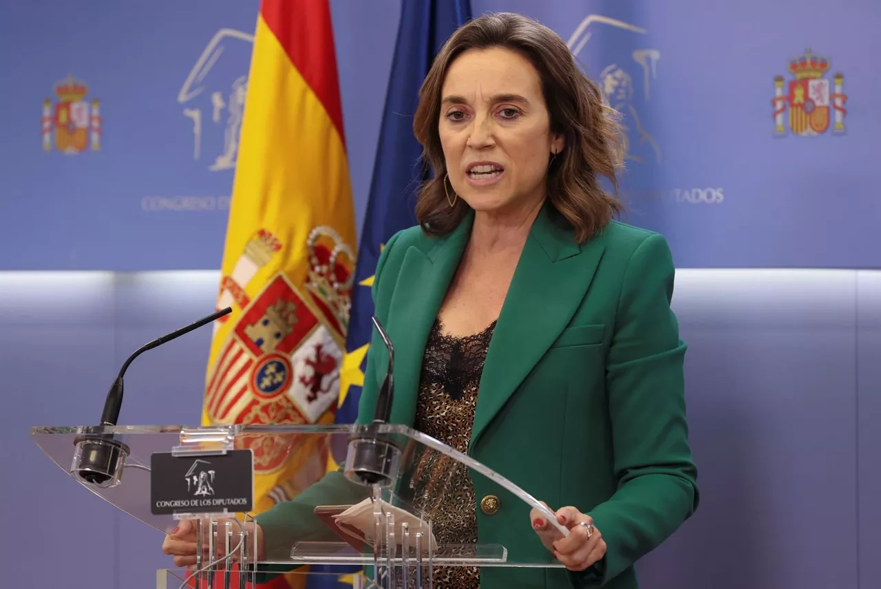 La portavoz del PP, Cuca Gamarra, tras la votación en el Congreso. Foto: EFE