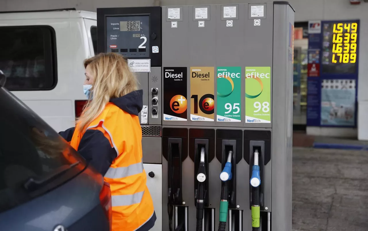 gasolina precio gasoil diesel gasolinera