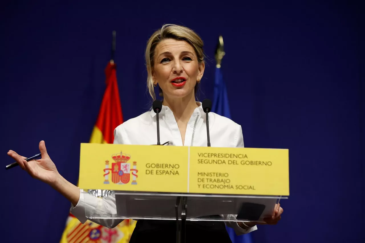 La vicepresidenta segunda y ministra de Trabajo y Economía Social, Yolanda Díaz. Foto: EFE