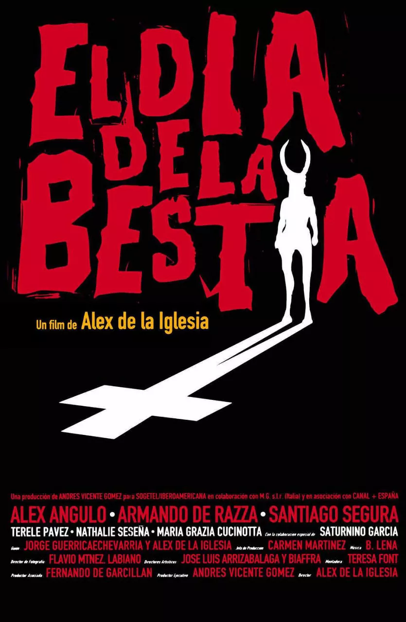 "El día de la bestia" (Álex de la Iglesia), seis premios, entre ellos el de mejor director. 1996.