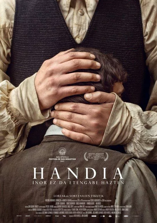 ''Handia'', diez premios, entre ellos mejor actor revelación (Eneko Sagardoy), mejor música (Pascal Gaigne) y mejor dirección artística (Mikel Serrano). 2018.