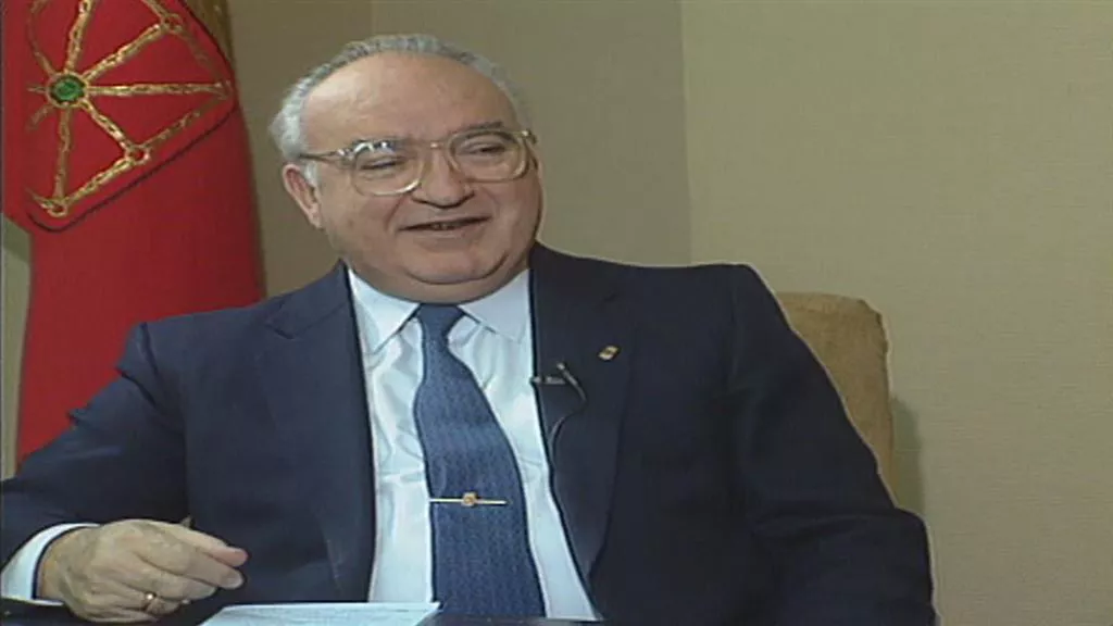 Javier Gómara, en una entrevista en ETB. Foto: EITB