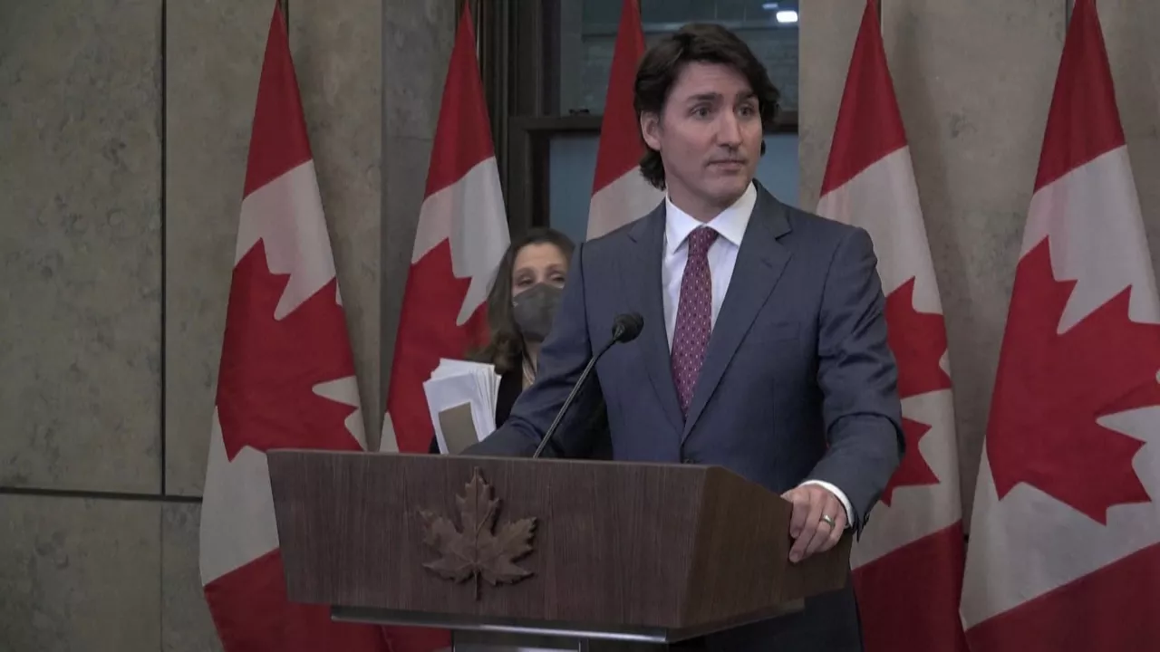 Justin Trudeau. Agentzietako bideo batetik ateratako irudia.