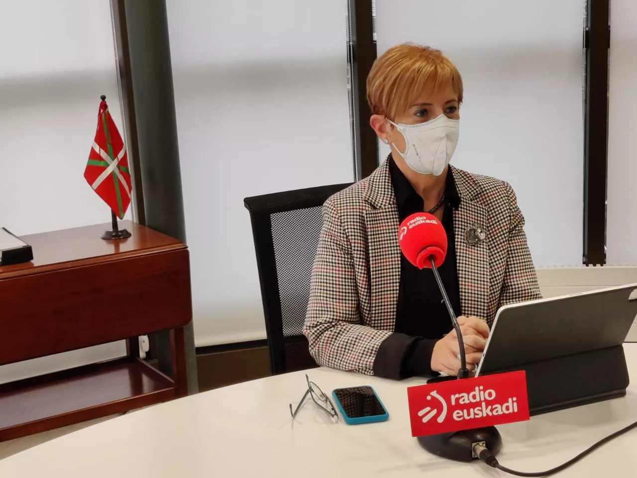 Tapia, en un momento de la entrevista.