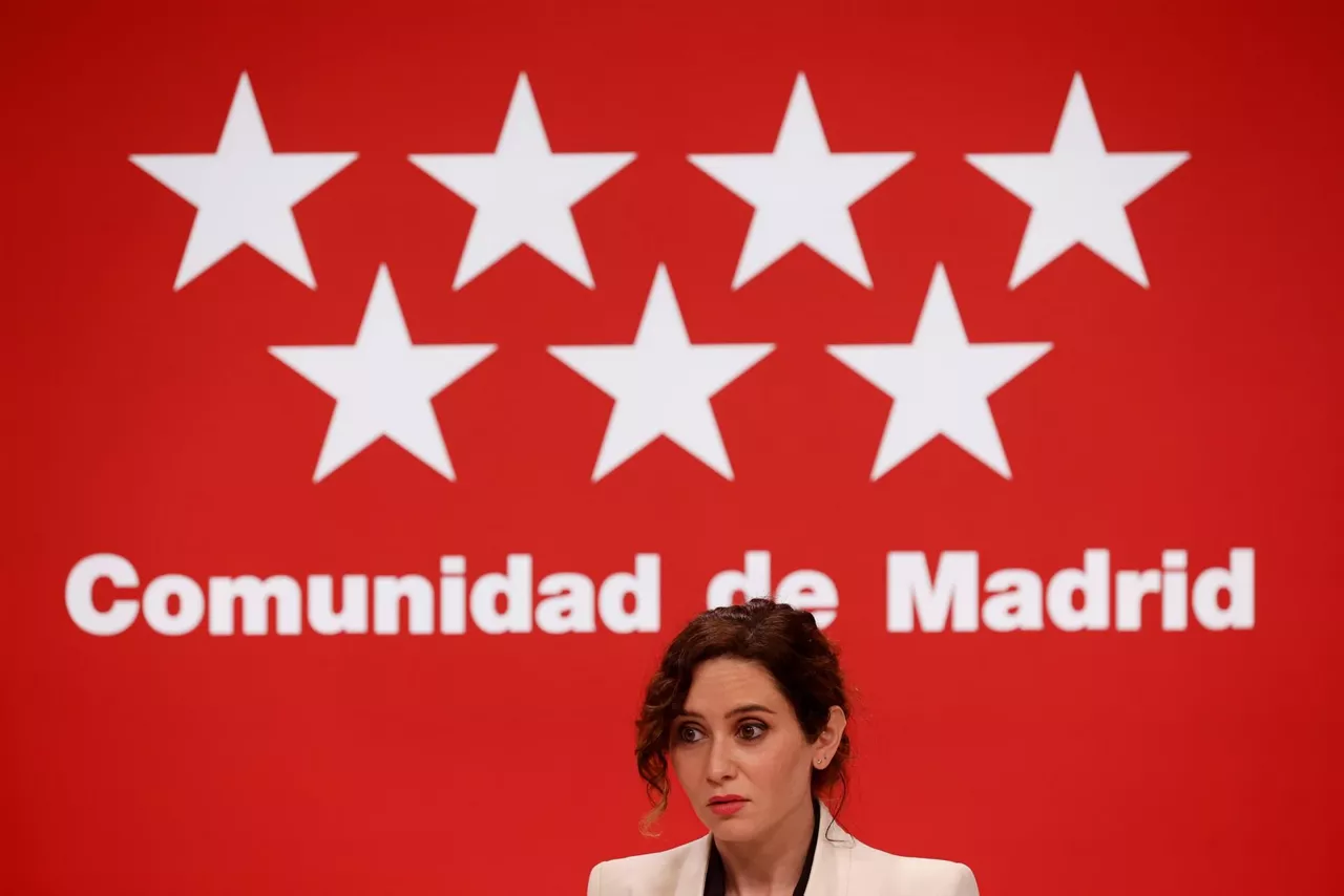 Isabel Diaz Ayuso Madrilgo Erkidegoko presidentea, artxiboko irudi batean. Argazkia: Efe