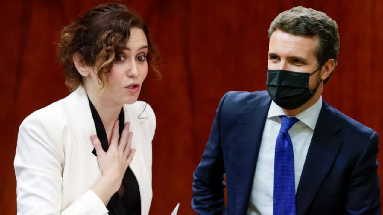 Isabel Díaz Ayuso y Pablo Casado
