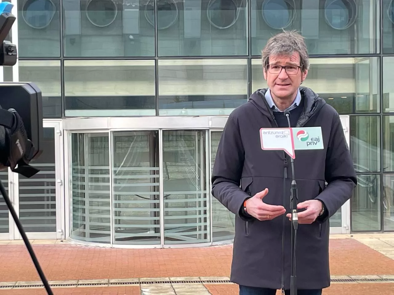 Gorka Urtaran, en el encuentro celebrado este sábado. Foto: @pnvgasteiz