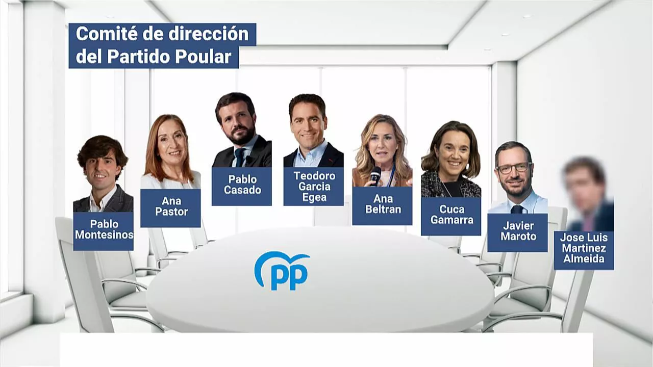 La dirección del PP.