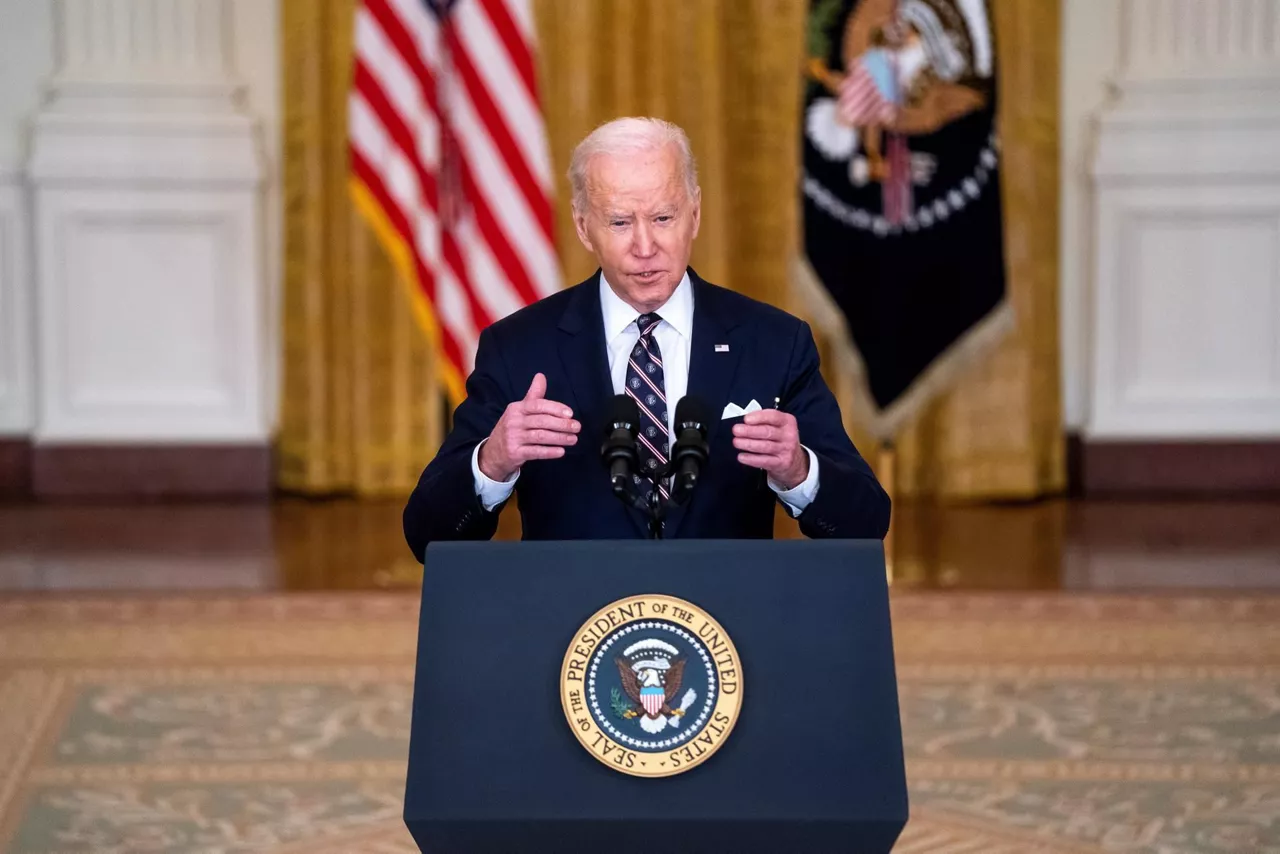 El presidente de Estados Unidos, Joe Biden, en la Casa Blanca. Foto: EFE