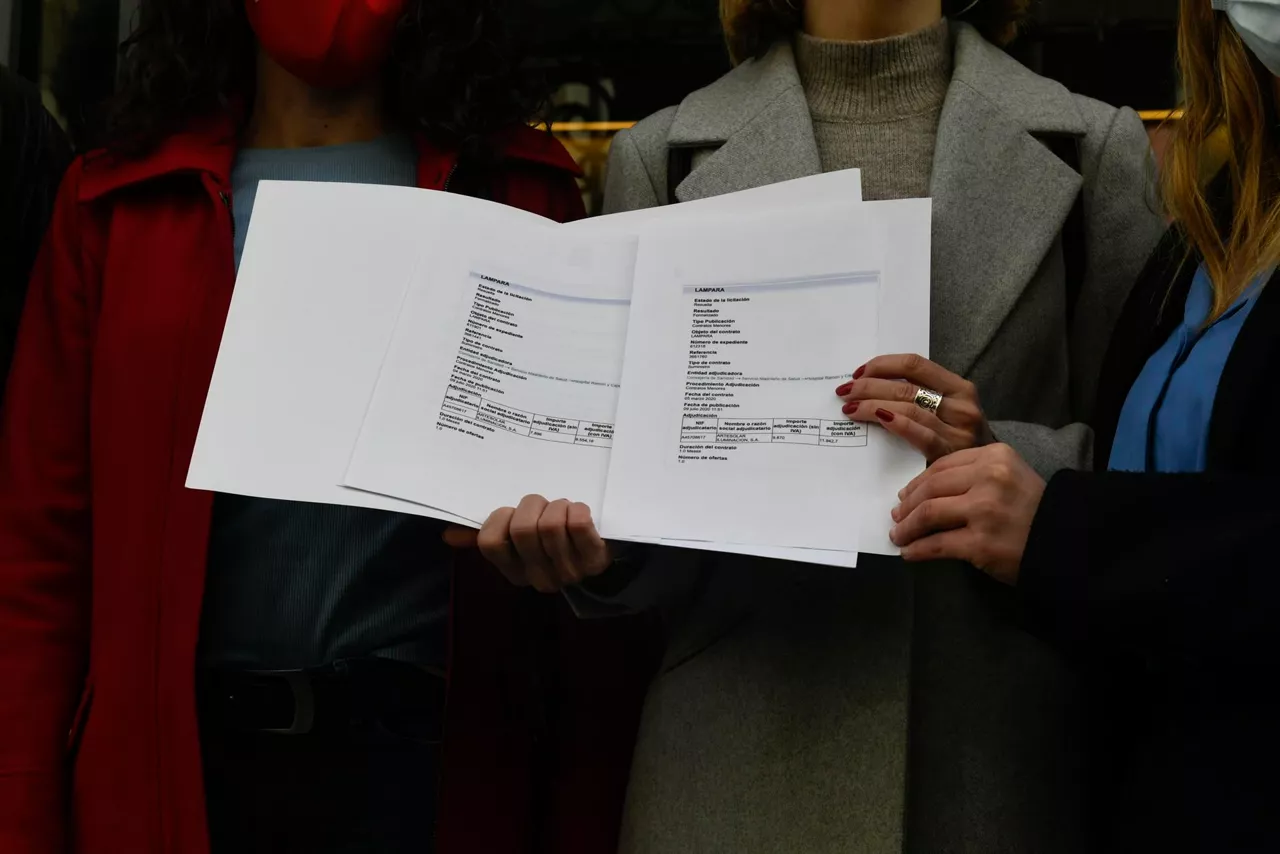 Detalle de la documentación aportada a la Fiscalía anticorrupción