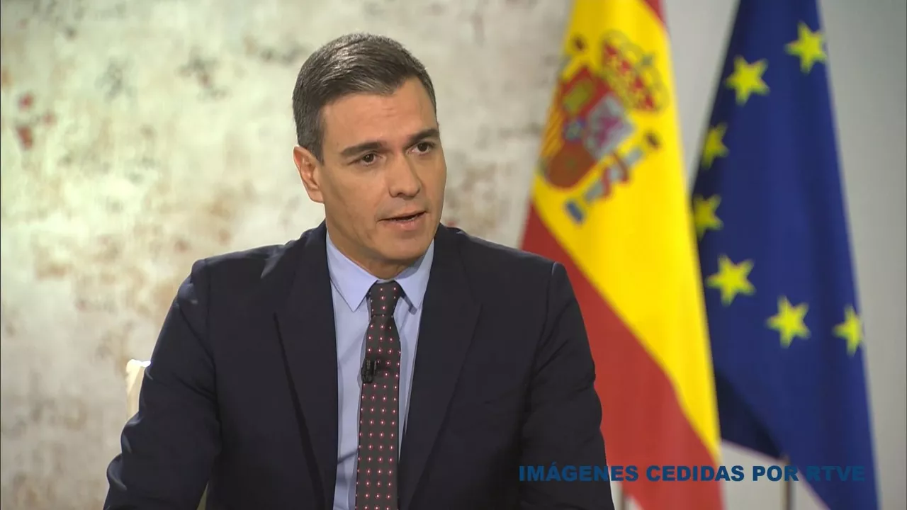 Pedro Sánchez. Imagen obtenida de un vídeo de RTVE.