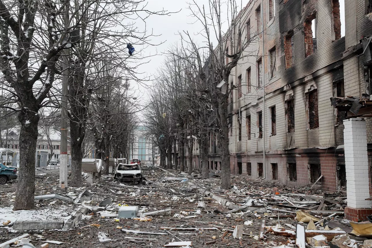 La ciudad de Brovary ha sido atacada este martes. EFE