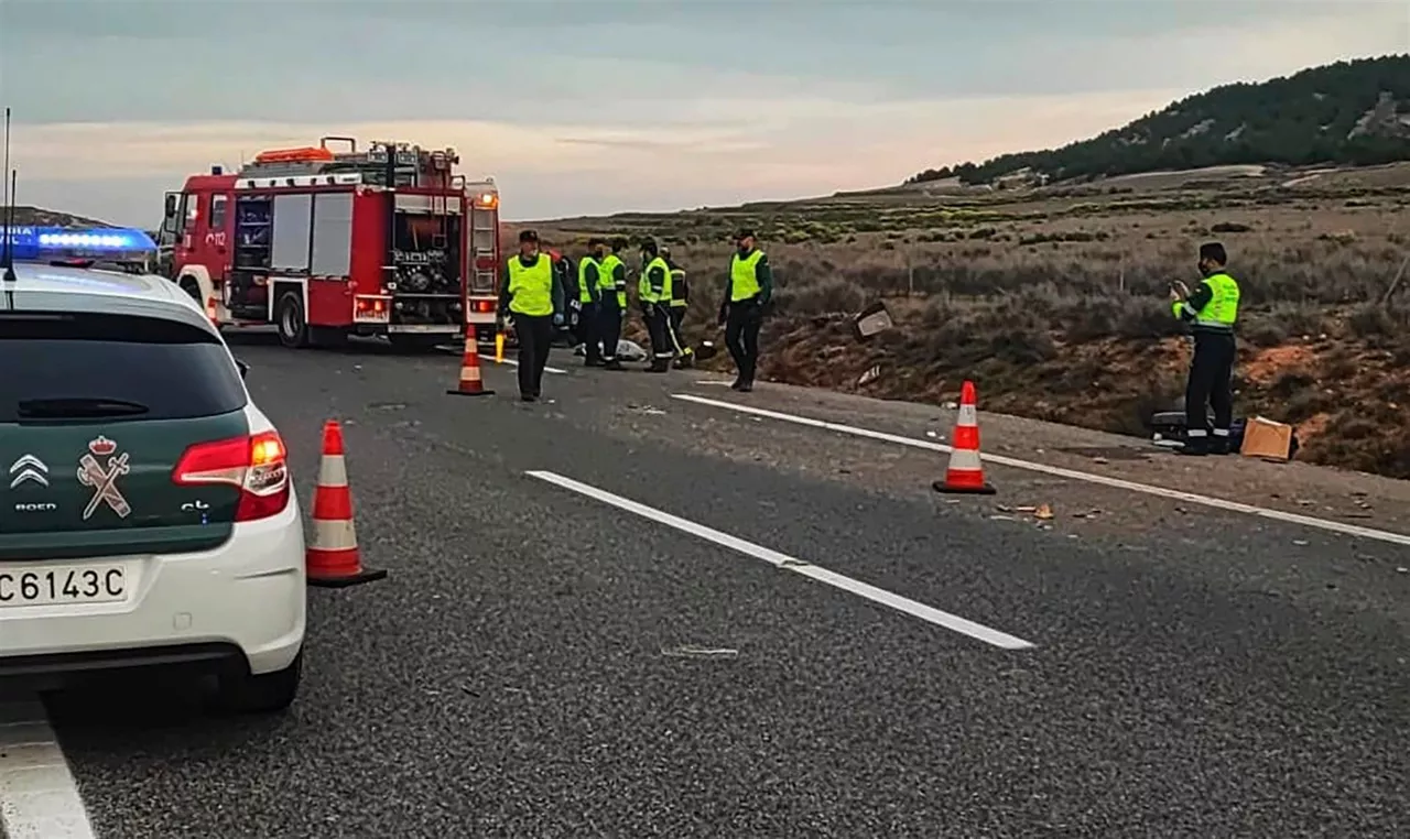El lugar del accidente. Foto: EFE