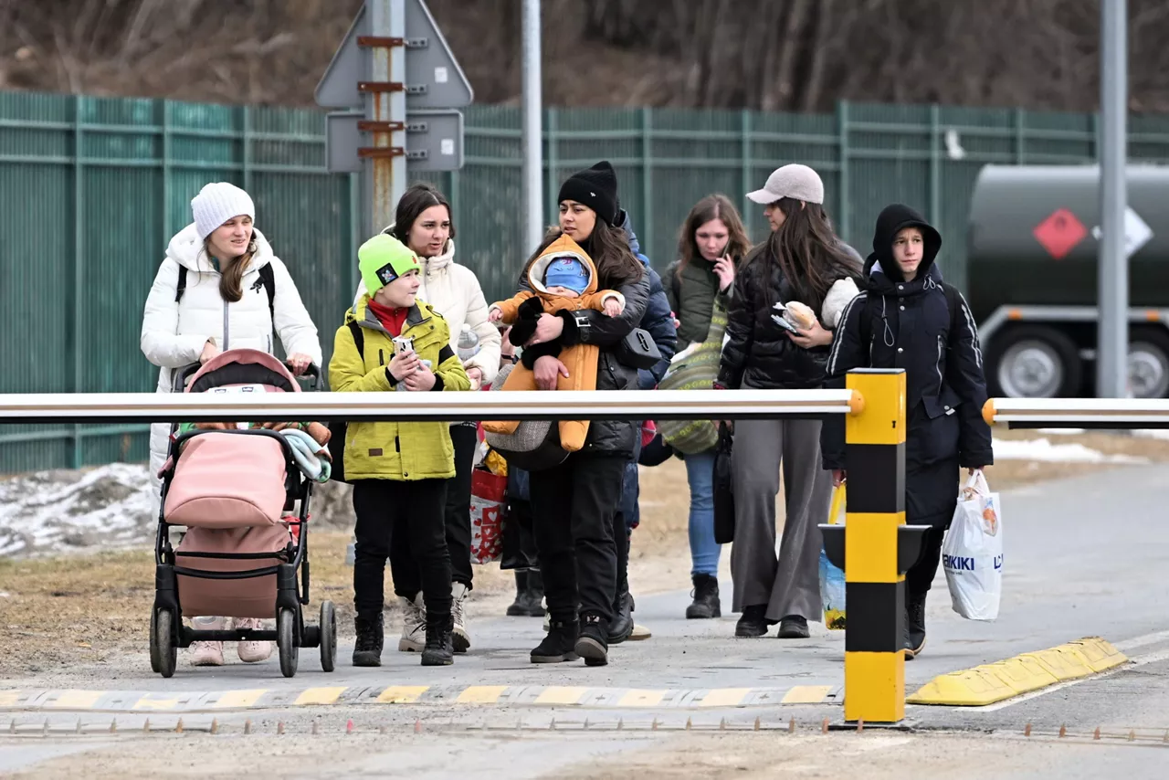 Refugiados ucranianos en Polonia. EFE