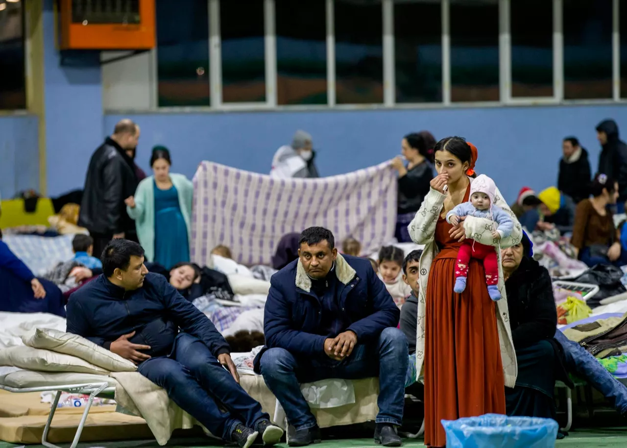 Refugiados en la frontera con Moldavia. EFE