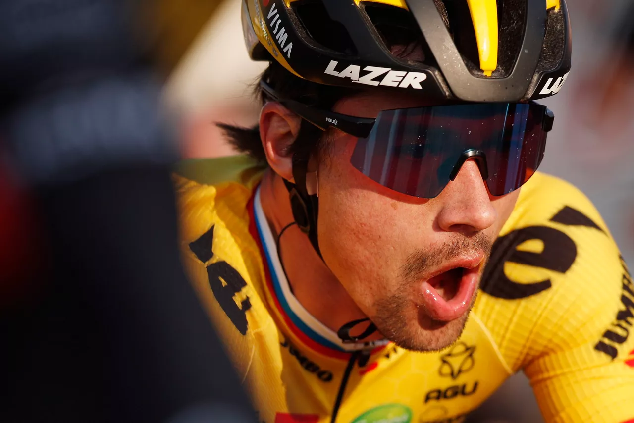 Primoz Roglic, gran candidato a quedarse con la Itzulia de este año. Foto: EFE.