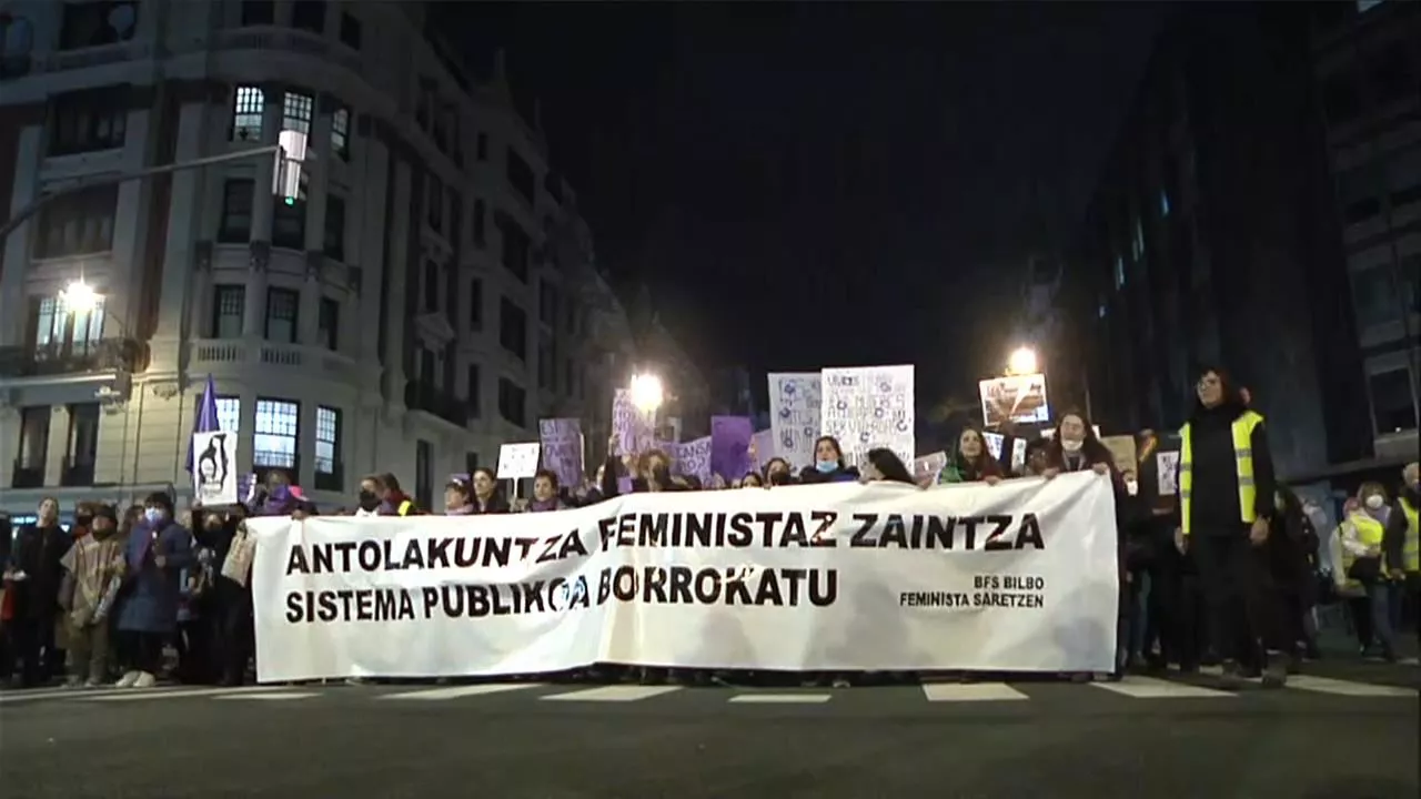 manifestacion 8M Bilbo