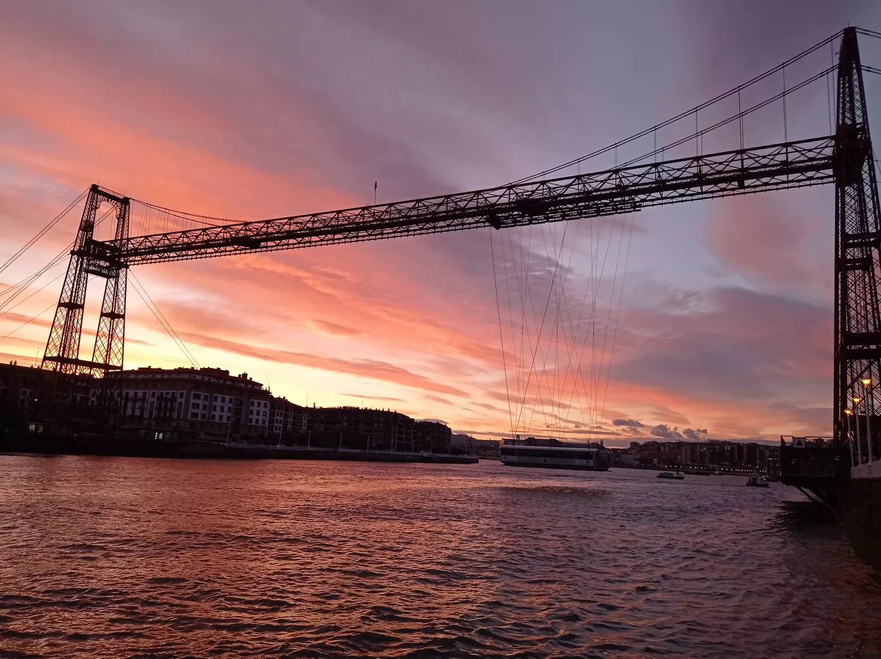 Amanecer en Portugalete. Foto: Ignacio Rodriguez