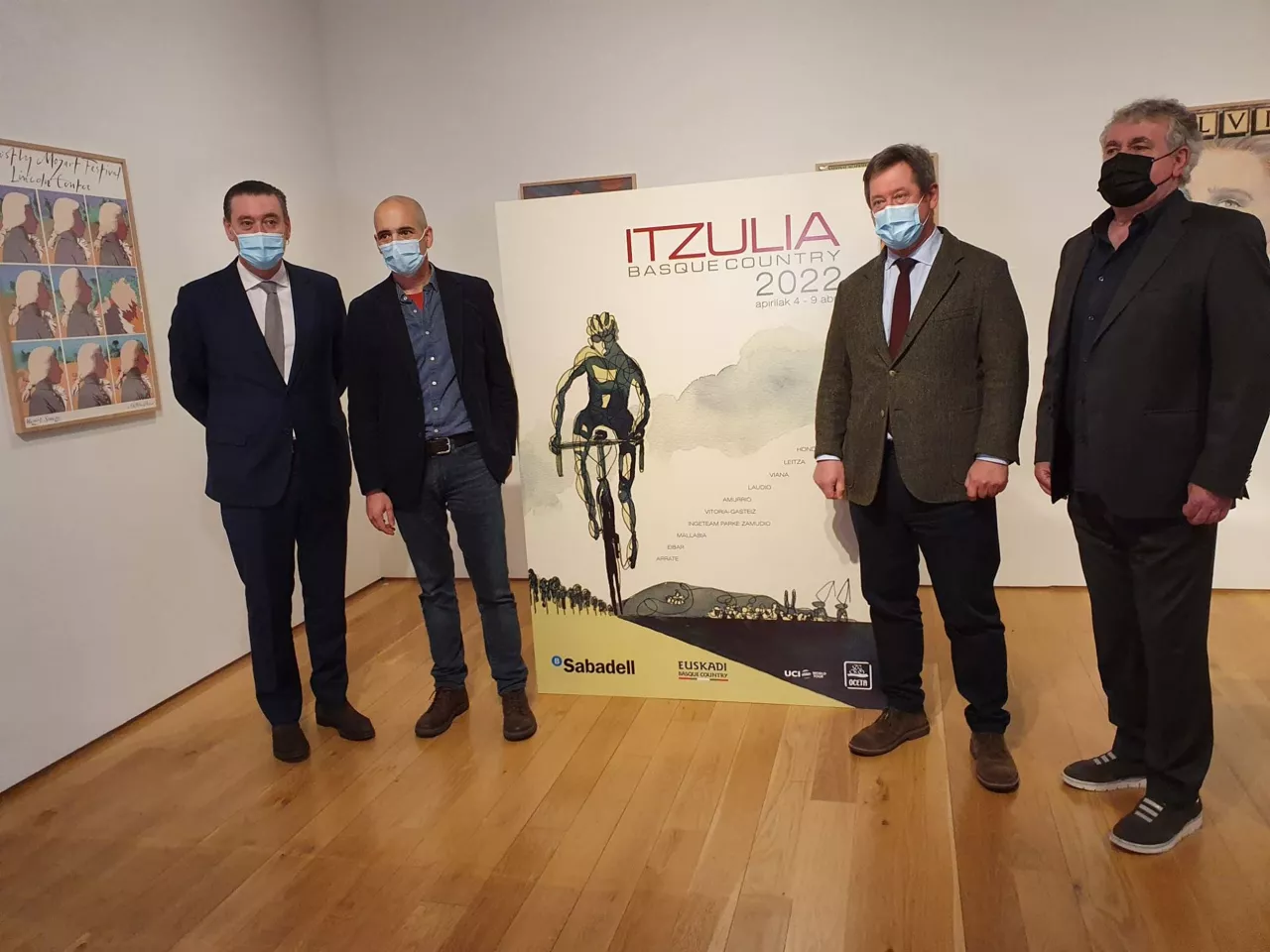 Miguel Zugaza, Javier de Isusi, Bingen Zupiria eta Julián Eraso, aurkepenean