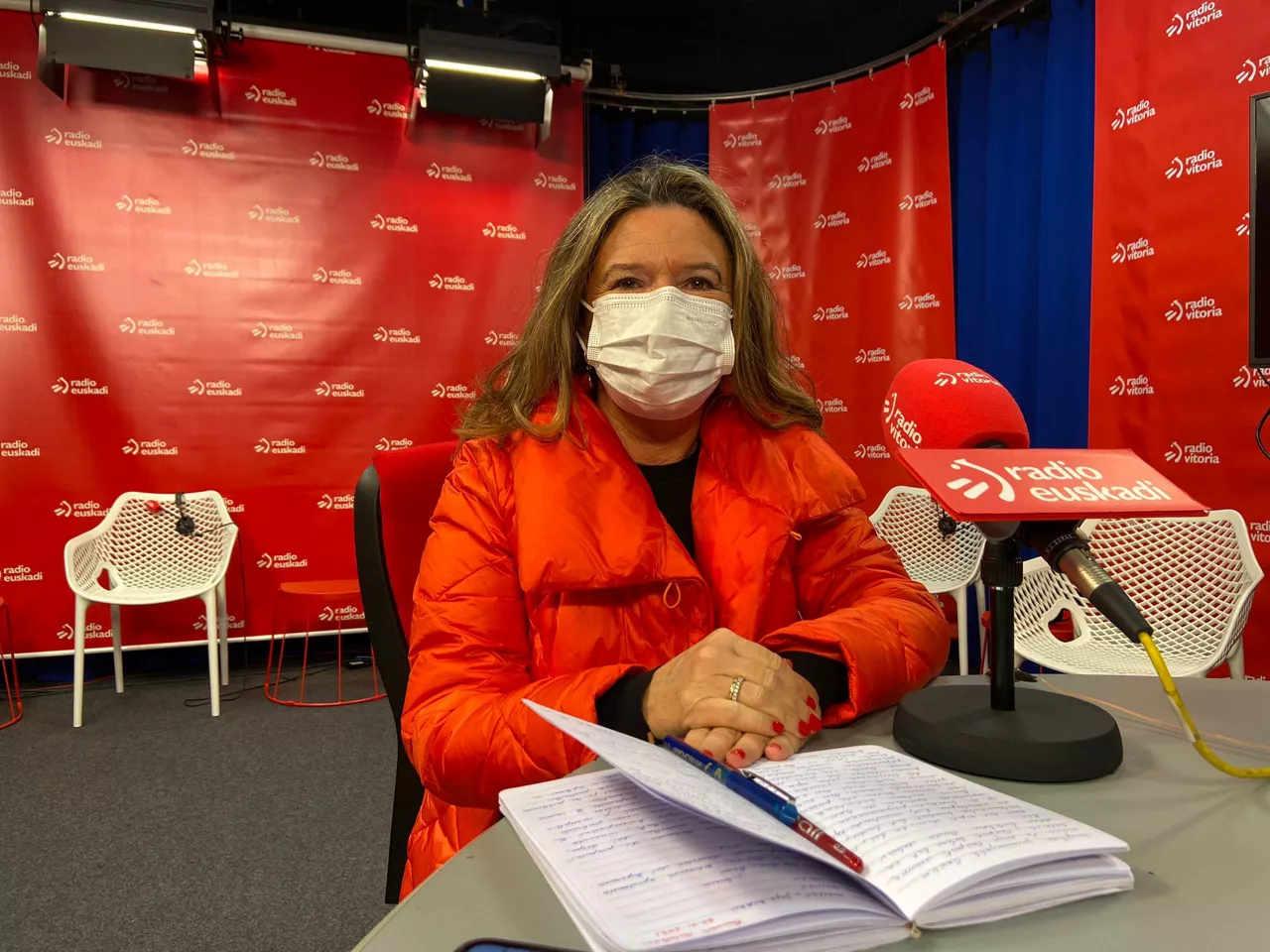 Sagardui, en un momento de la entrevista.
