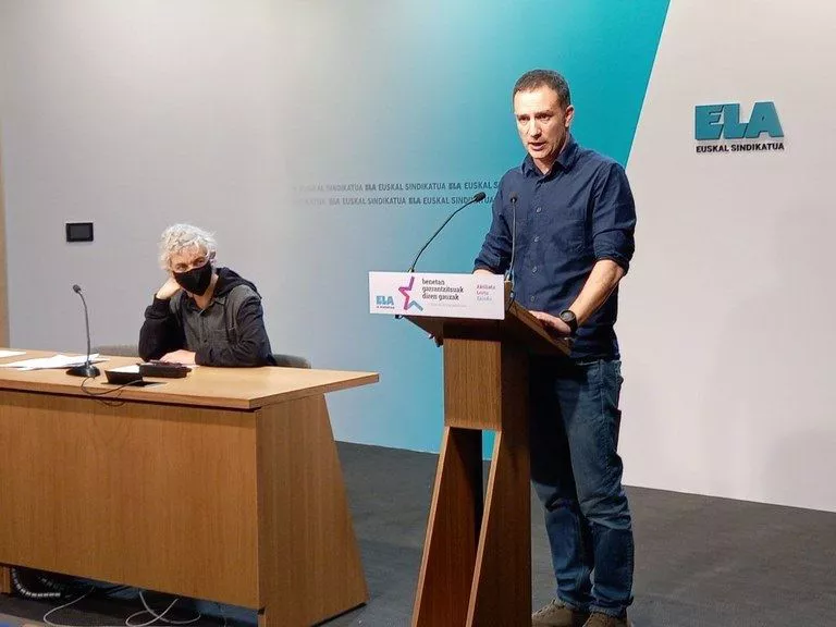 Mikel Noval y Mitxel Lakuntza. Foto: ELA