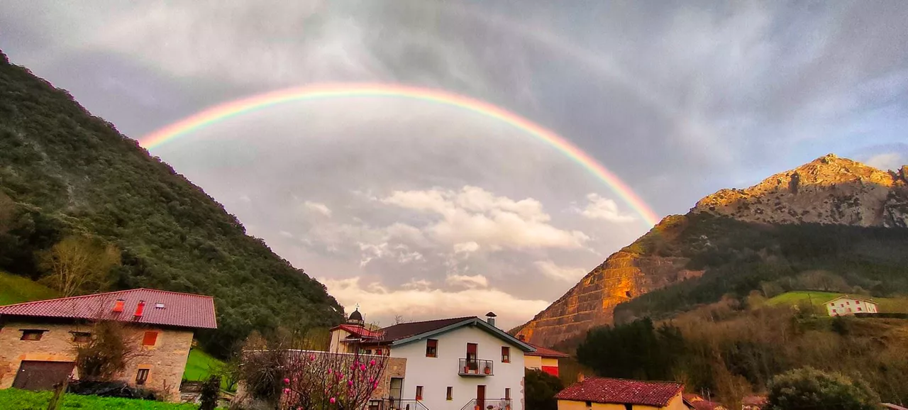 Ortzadarra Mañarian (Bizkaia), ostiral honetan. Argazkia: Mariví González de Audicana